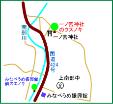 一ノ宮神社マップ