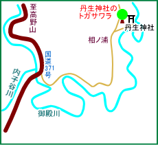 丹生神社マップ