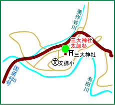 三大神社マップ