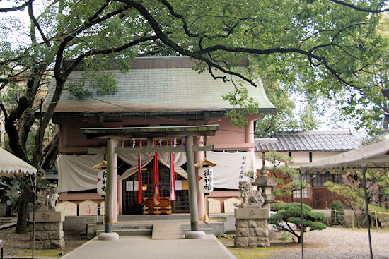 刺田比古神社拝殿