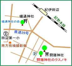 闘鶏神社マップ