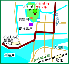 松江城マップ