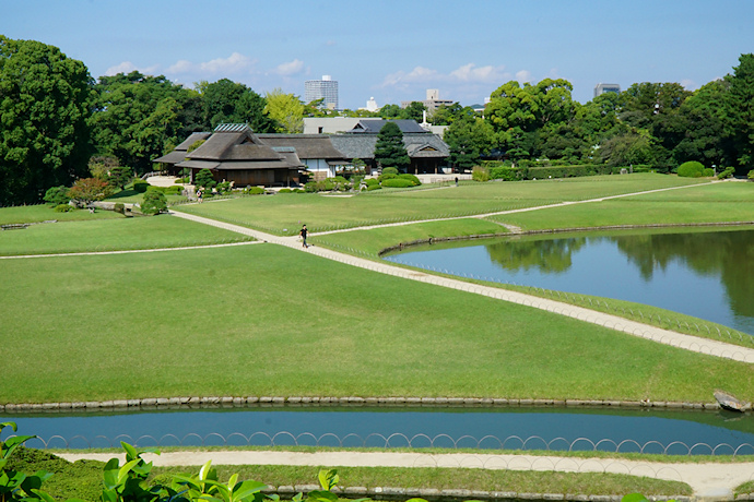 岡山後楽園　延養亭・能舞台