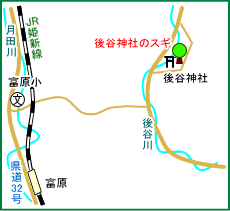 後谷神社マップ