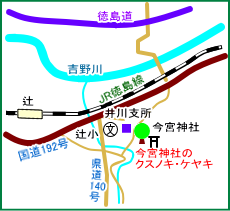 今宮神社マップ