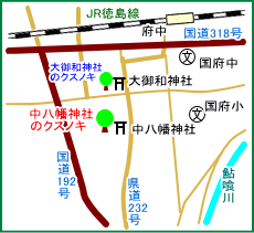 中八幡神社マップ