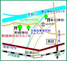 野郷神社マップ