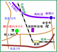 岡上神社マップ
