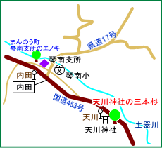 天川神社マップ