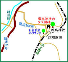 厳島神社マップ