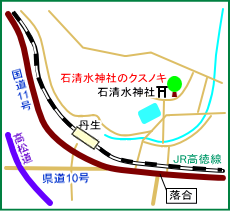 石清水神社マップ