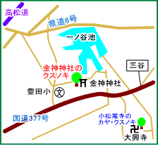 金神神社マップ
