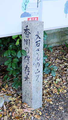 香川の保存木の石標