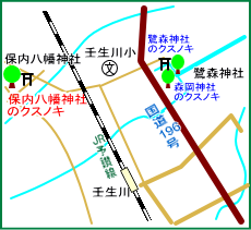 保内八幡神社マップ
