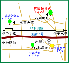 石岡神社マップ