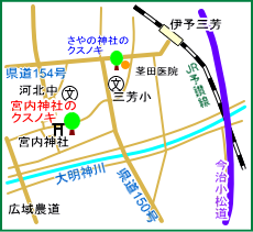 宮内神社マップ