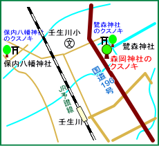 森岡神社マップ