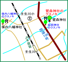 鷺森神社マップ