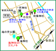滝神社マップ